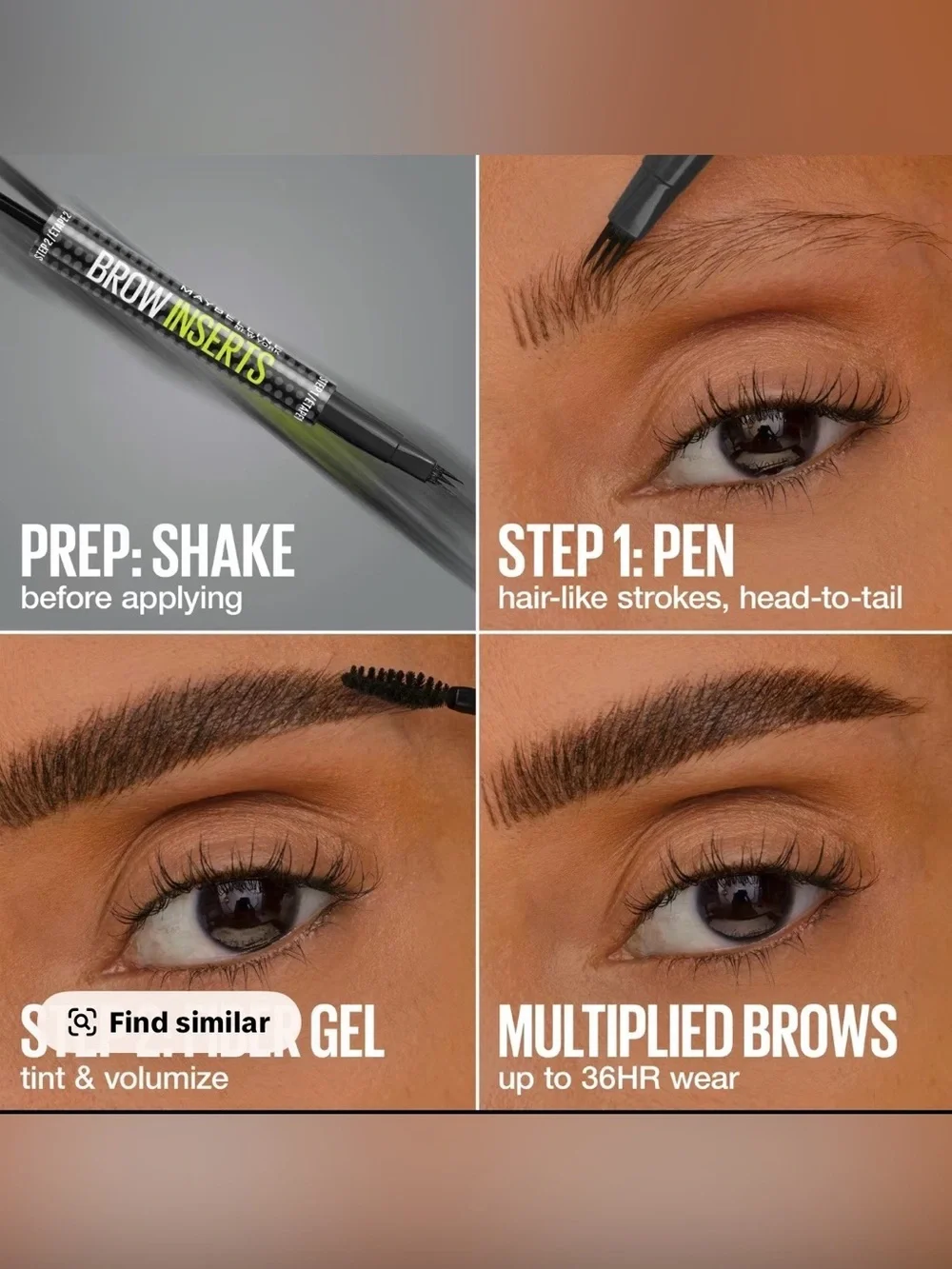Maybelline benefits features